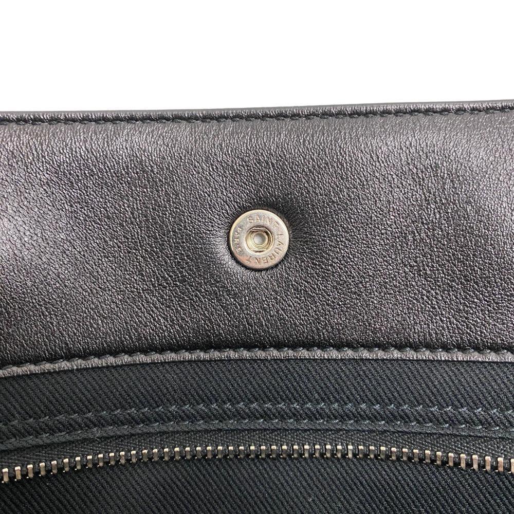 SAINT LAURENT 686266 Rive Gauche Tote Bag Handbag Black Men's Z0004878 - Picture 11 of 15